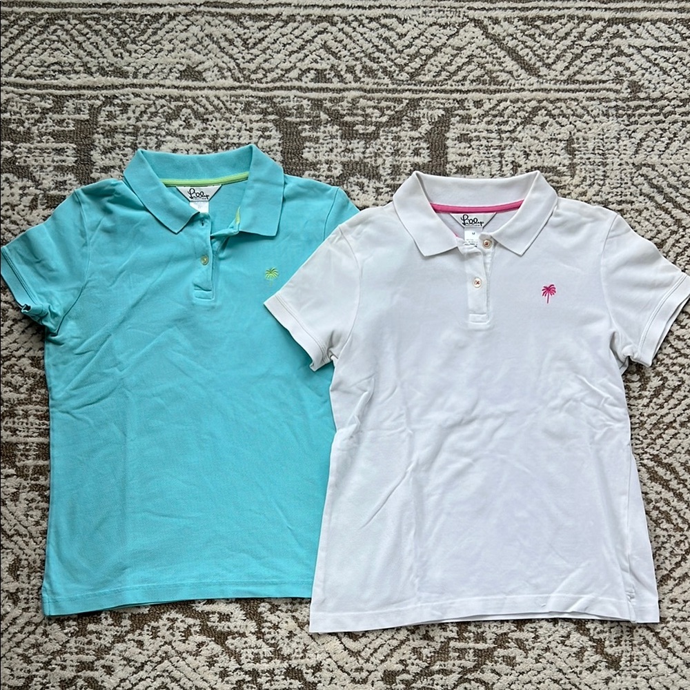 Blue and White Polo Shirts Casual Collection